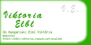 viktoria elbl business card